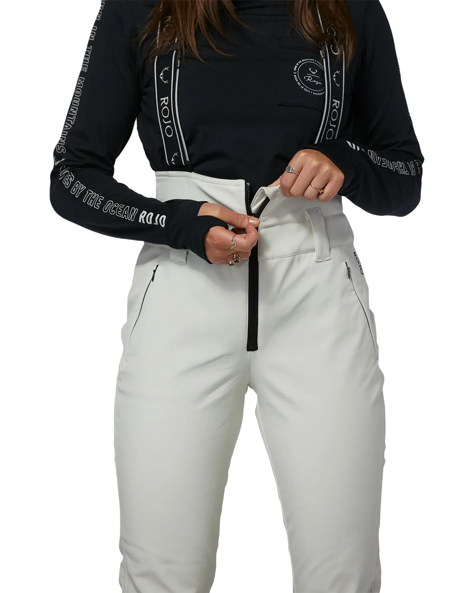 SOFTSHELL HIGH RISE PANT-SNOW WHITE