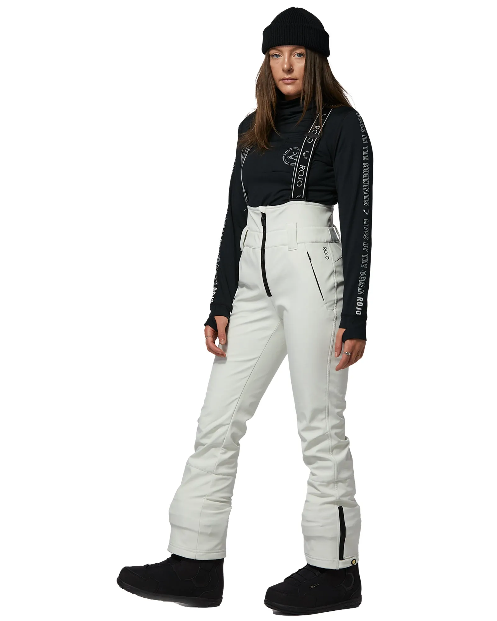 SOFTSHELL HIGH RISE PANT-SNOW WHITE