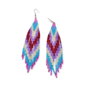 Spring Lover Beaded Boho Earrings | Native Embera Statement Earrings