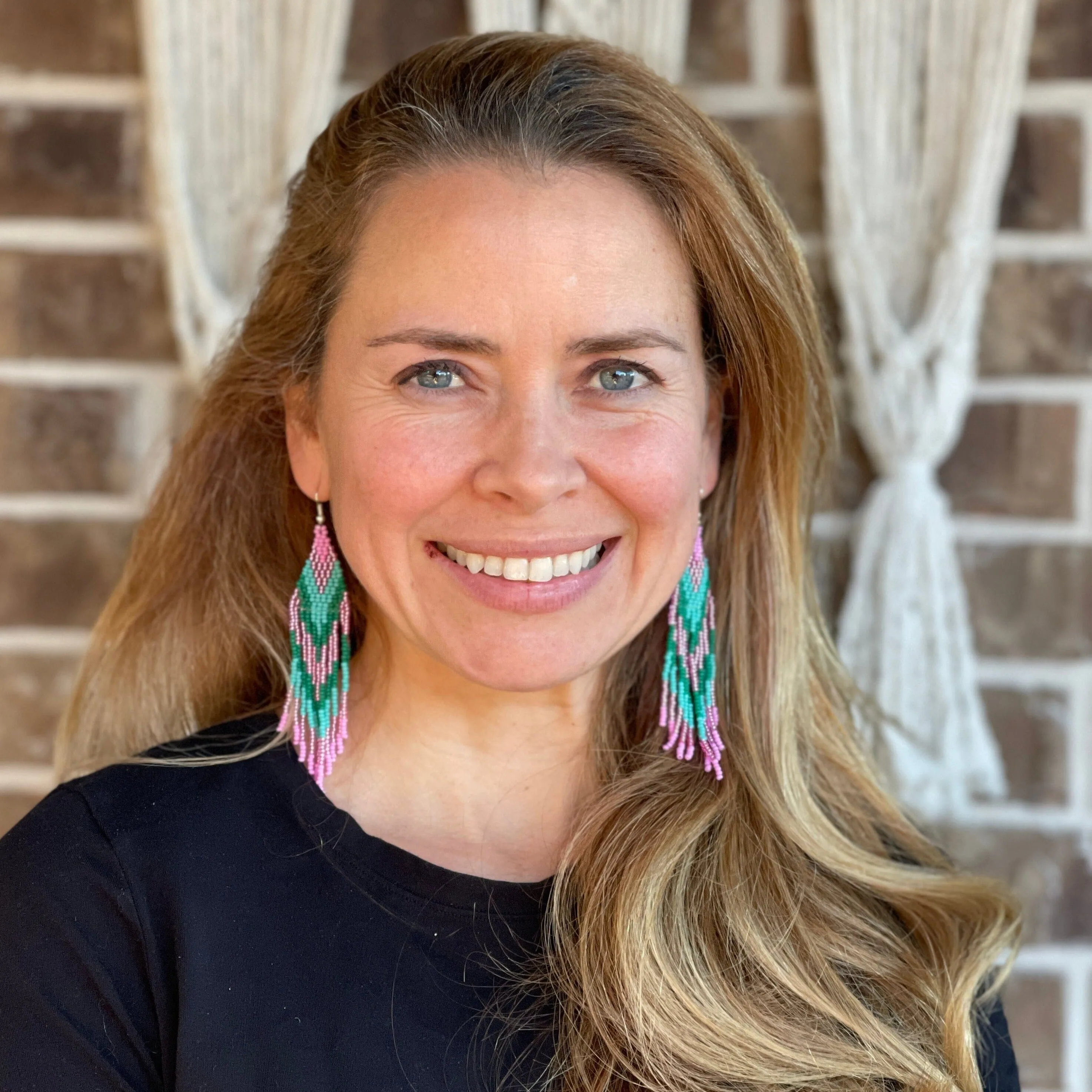 Summer Solstice Beaded Boho Earrings | Native Embera Statement Earrings