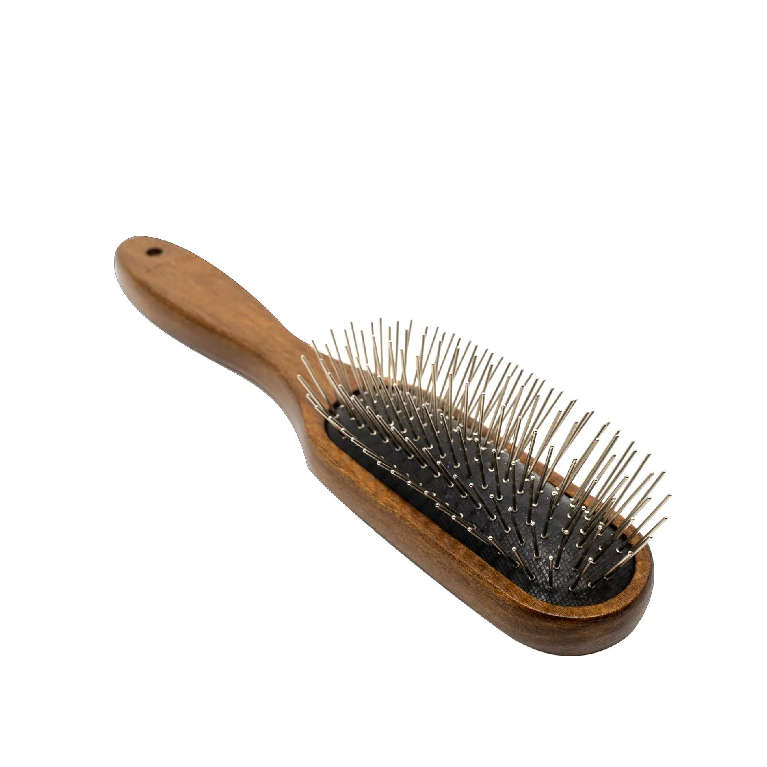 Tauro Pro Line Wooden Massage Oblong Dog & Cat Brush For All Hair Type To Improve Circulation And Promote Healthy Hair Growth