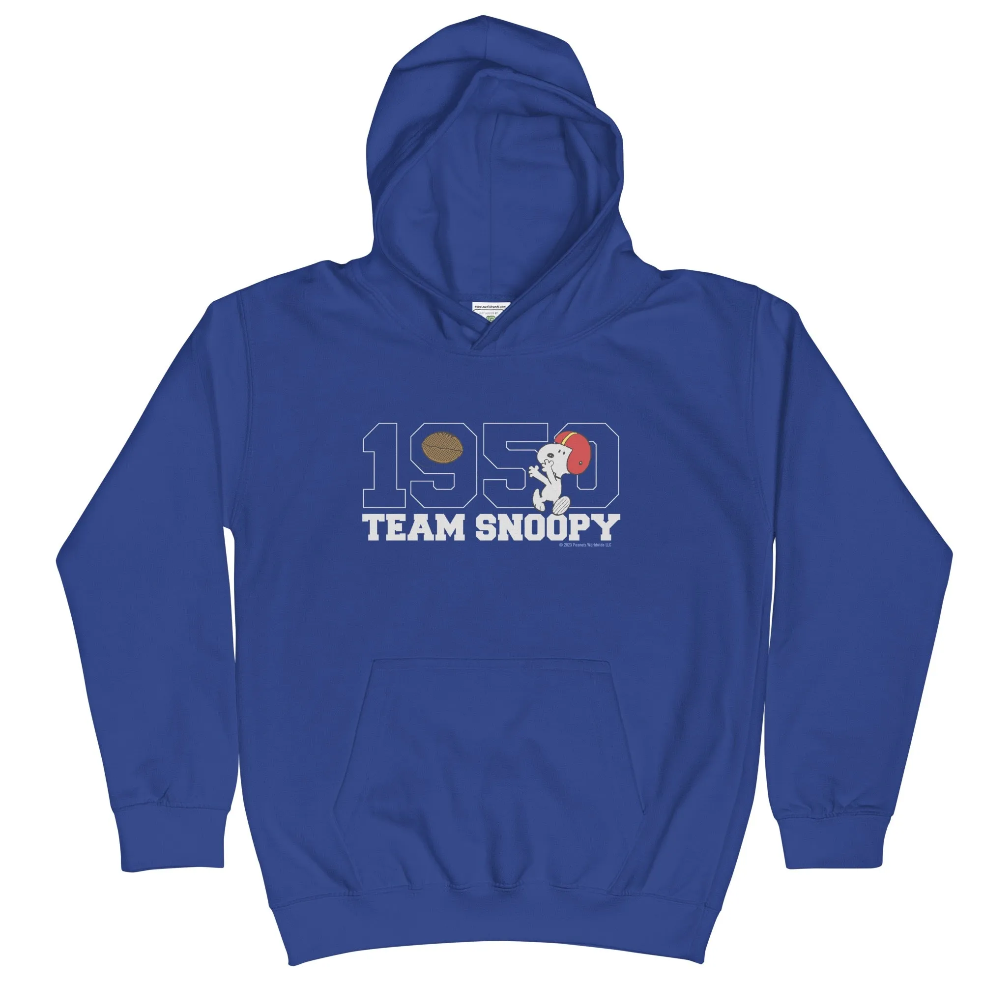 Team Snoopy 1950 Kids Kids Hooded Sweatshirt