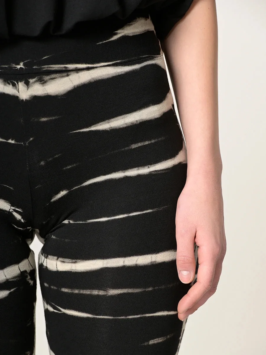 Tie Dye Leggings - Black - Style 4