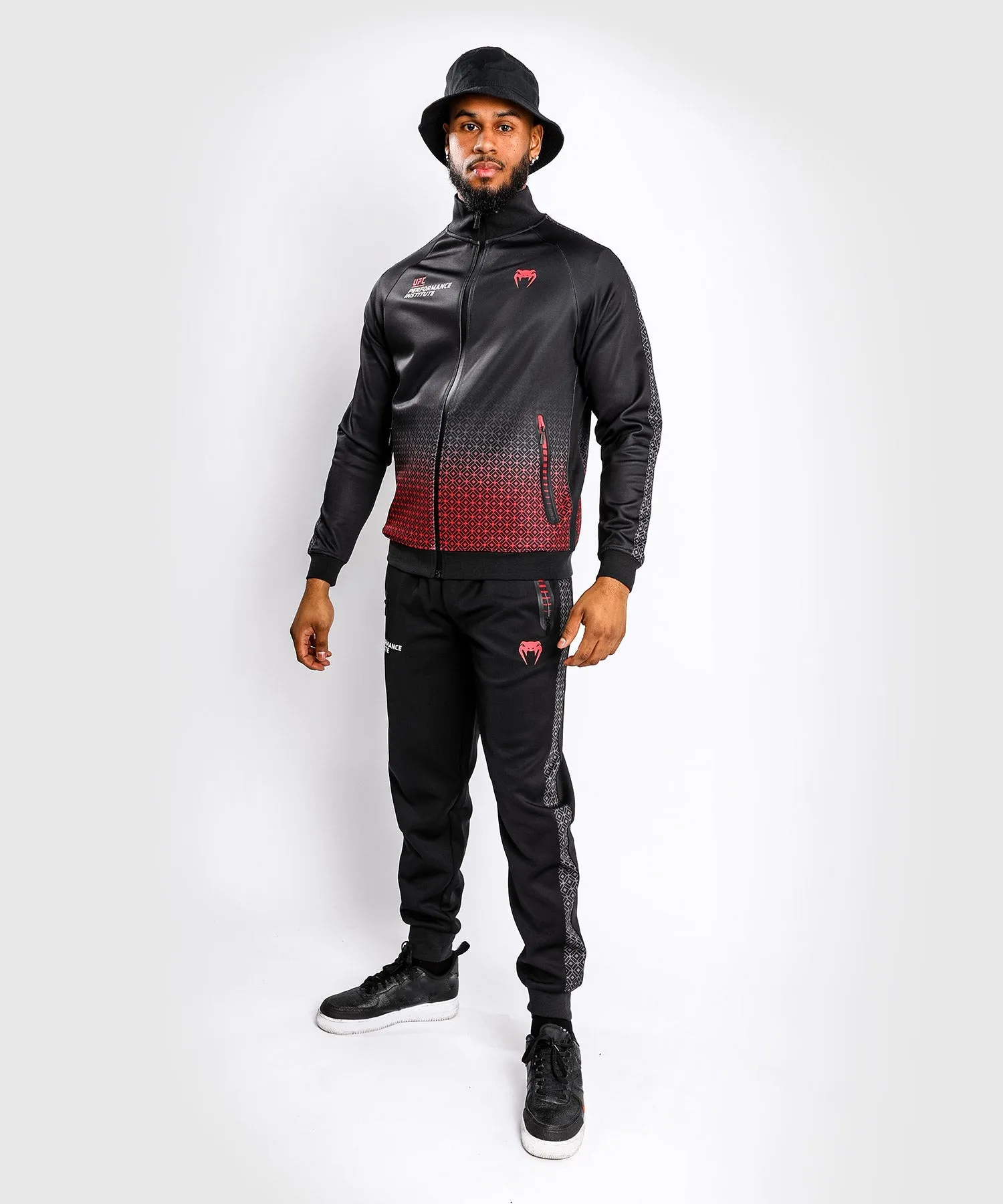 UFC Venum Performance Institute Track Jacket - Black/Red