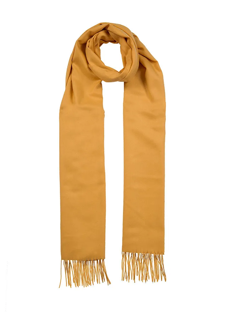 Women's Plain Pashmina Shawl with Tassels