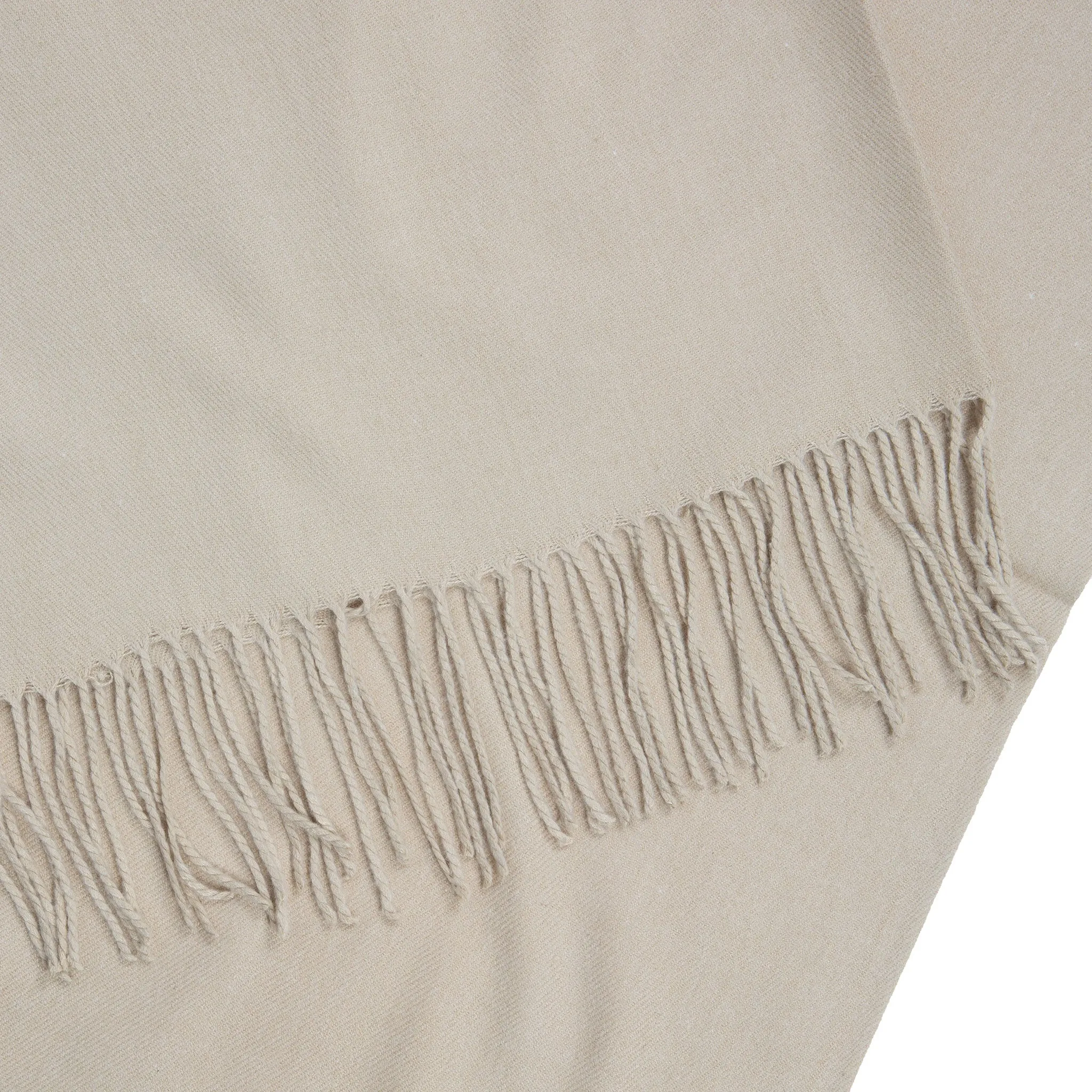 Women's Plain Pashmina Shawl with Tassels