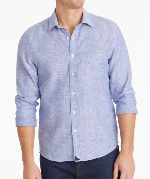 Wrinkle-Resistant Linen Vin Santo Shirt